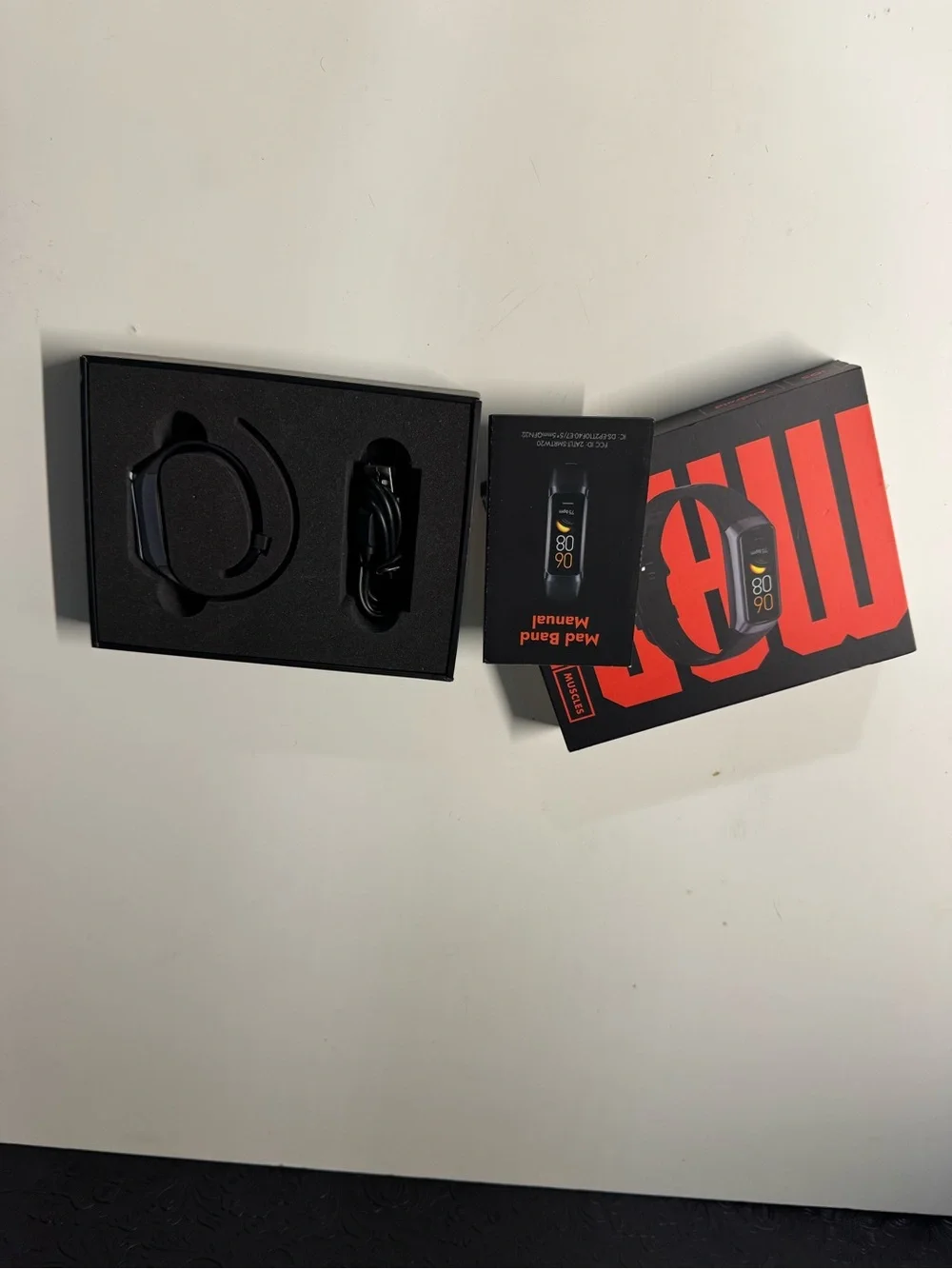 Black MadBand fitness tracker
